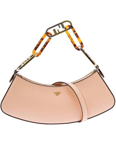 Fendi O'Lock Swing Handbag - Pink
