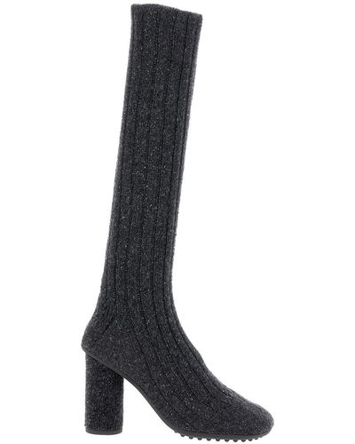 Bottega Veneta Atomic Sock Boot Knitted Wool - Blue