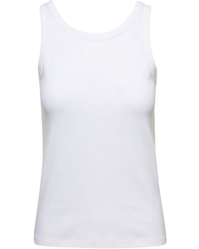The Row 'frankie' Tank Top In Cotton Woman - White