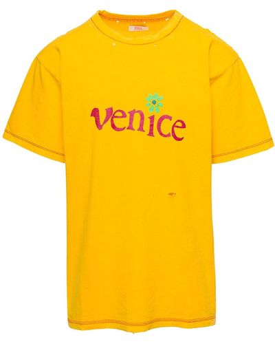 ERL Venice T-Shirt Knit - Giallo