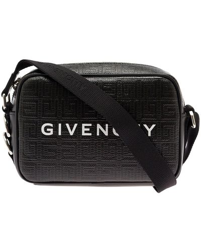 Givenchy G-essential 4g Canvas Crossbody Bag Man - Black