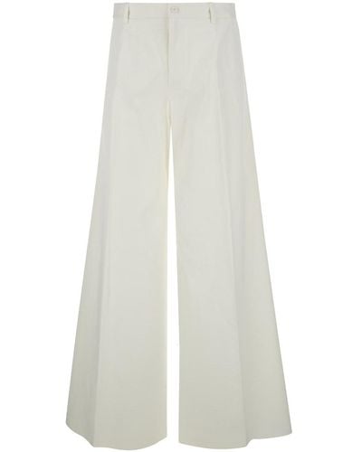 Dolce & Gabbana Pantalone Sartoriale - Bianco