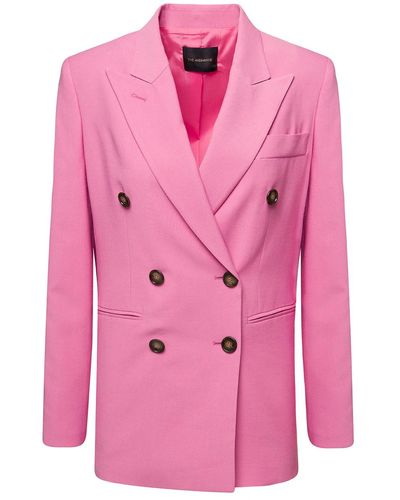 ANDAMANE 'Lavinia' Double-Breasted Jacket - Pink