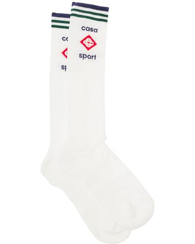 Casablancabrand Ribbed Socks - White