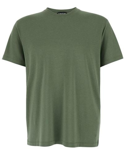 Tom Ford Crewneck T-Shirt - Green