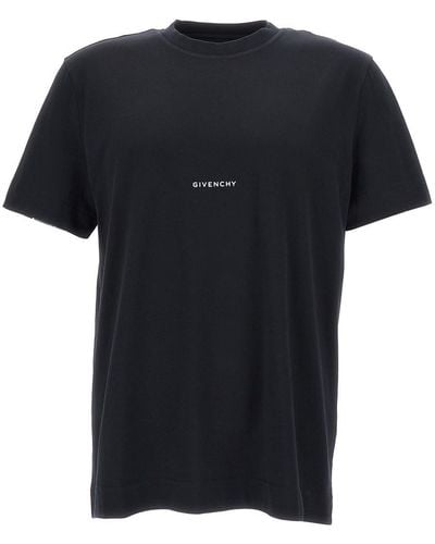 Givenchy Slim Fit Print T-Shirt - Black