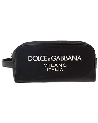 Dolce & Gabbana Logo Make-up Bag - Black
