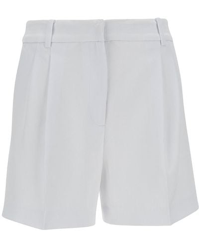 MICHAEL Michael Kors Bermuda Shorts With Pences - White