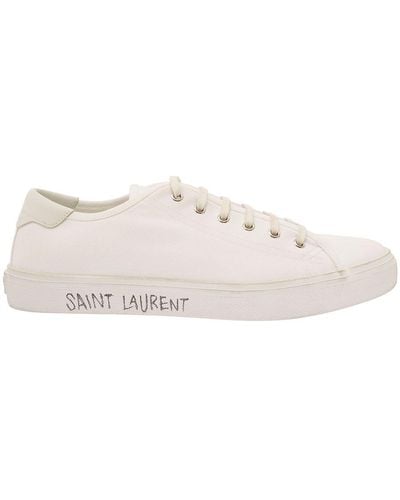 Saint Laurent Malibu Lt Sneaker - Neutro