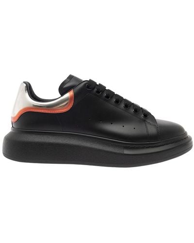 Alexander McQueen - Oversized Sole Sneakers - Men - Rubber/LeatherLeather - 46 - Black
