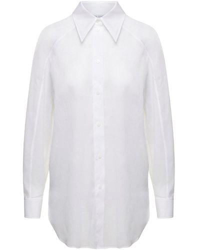 Alberta Ferretti Maxi Shirt - White