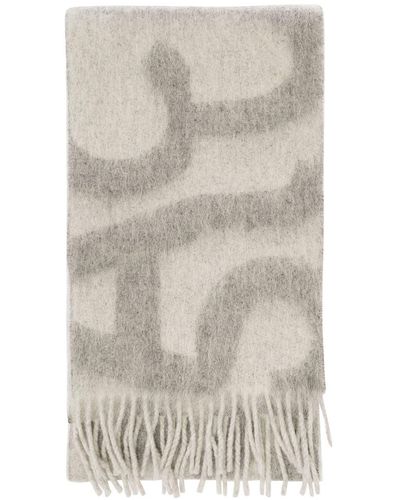 Acne Studios And Scarf Brushed Effect - Grey
