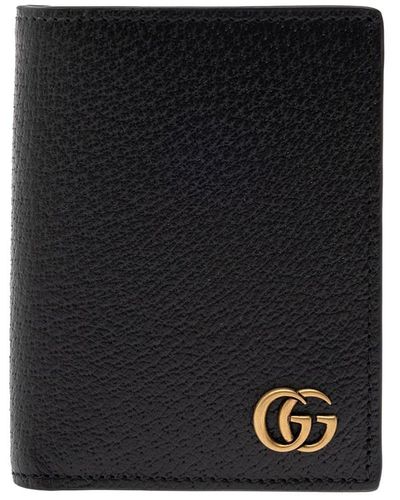 Gucci 'Gg Marmont' Bifold Card-Holder - Black