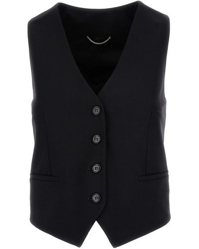 PT Torino Single-Breasted Vest - Black
