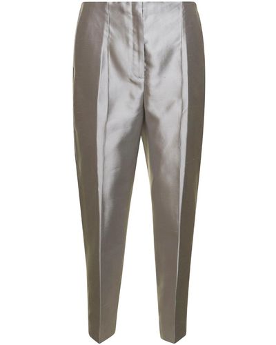 Theory Cigarette Trousers - Grey