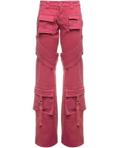 Blumarine Cargo Denim Jeans Woman - Pink