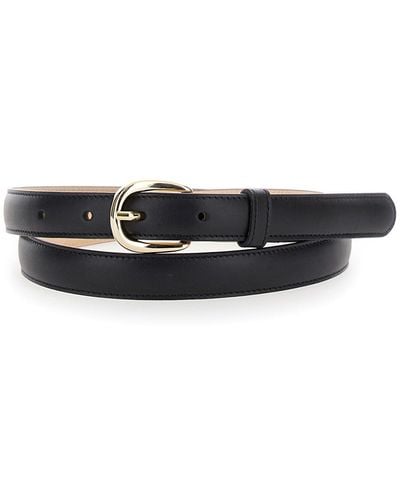 A.P.C. 'Rosette' Belt With Metallic Buckle - White
