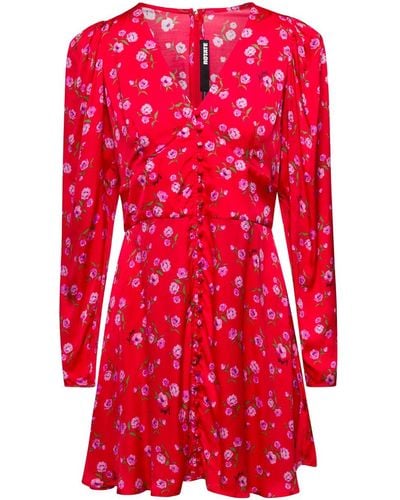 ROTATE BIRGER CHRISTENSEN Mini Dress With Floral Print - Red