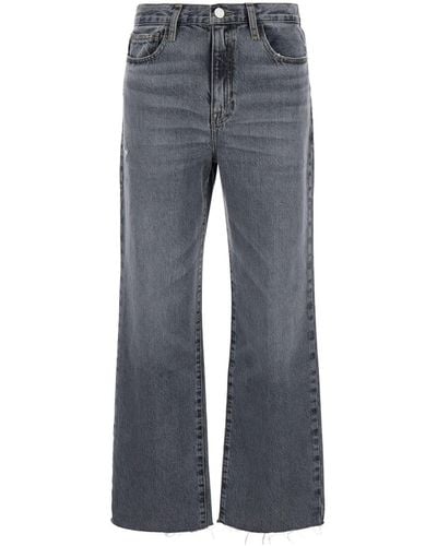 FRAME Straight Five Pocket Jeans - Gray