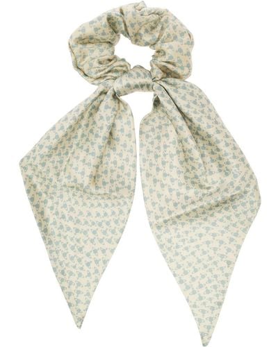 Vivienne Westwood Scrunchies With All-Over Orb Print - White