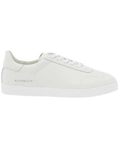 Givenchy Low Top Sneakers With Logo Lettering Detail - White