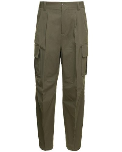 Gucci 'Cargo' Pants With Branded Details - Green