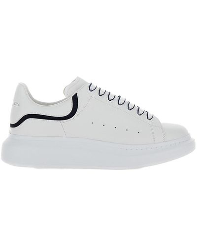 Alexander McQueen Low-Top Trainers With Chunky Sole And Contrast - White