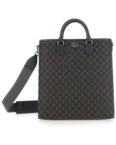 Gucci 'Ophidia Gg Media' And Tote Bag - Black