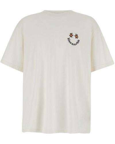Bluemarble T-Shirt 'Smile' - Bianco