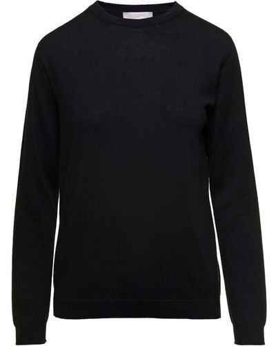 Antonelli Crew Neck Sweater - Black