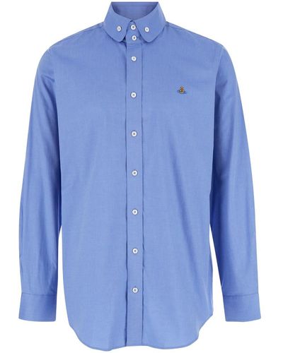 Vivienne Westwood Camicia Con Bottoni - Blu