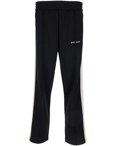 Palm Angels Trousers With Elastic Waistband - Black