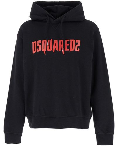DSquared² Cool Fit Hoodie - Black