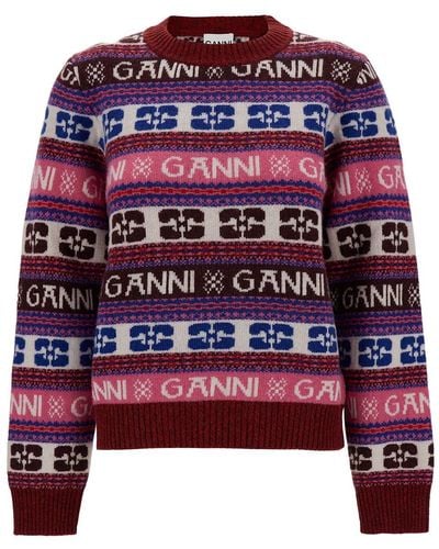 Ganni Sweaters - Red