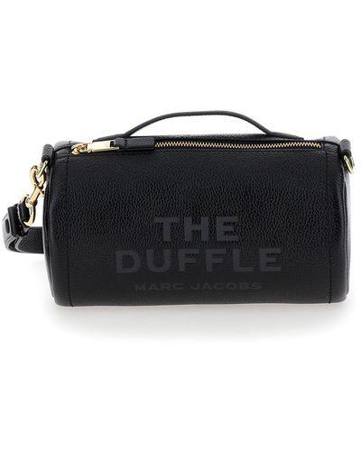 Marc Jacobs 'The Duffle' Shoulder Bag With Logo Lettering - Black