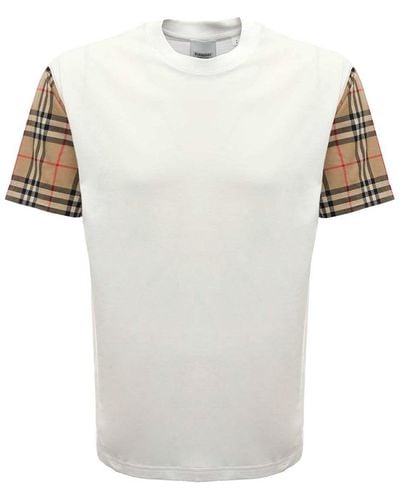 Burberry Vintage Check Oversized T-shirt - White