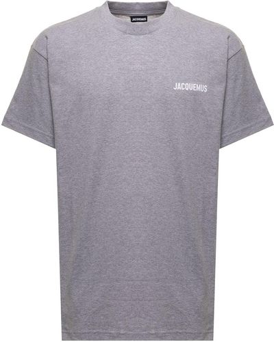 Jacquemus Organic Cotton T-shirt Man - Grey