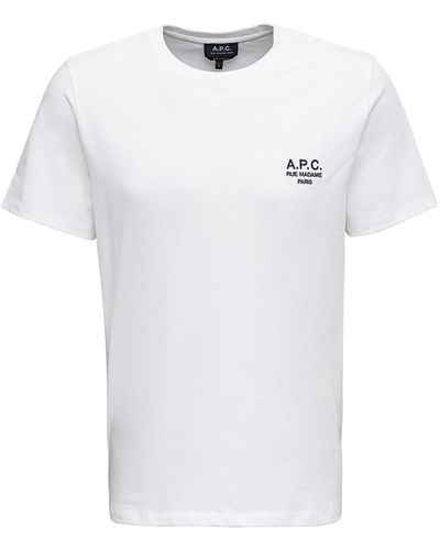 A.P.C. Crew Neck T-Shirt - White