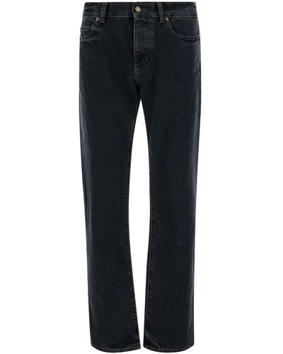 Saint Laurent Denim Slim Fit Jeans - Blue