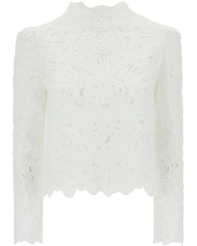 Isabel Marant Long Sleeve Top - White