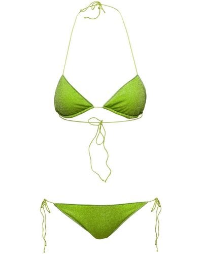 Oséree Triangle-Shaped Bikini - Green