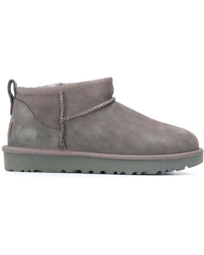 UGG Ankle Boots In Shearling Woman - Grey