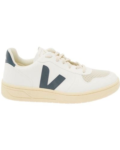 Veja And Trainers With Logo Details - White