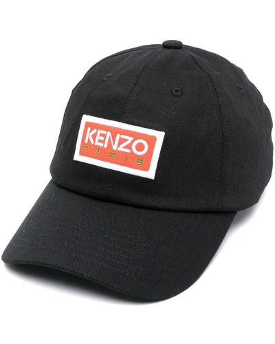 KENZO Logo Baseball Cap - Black