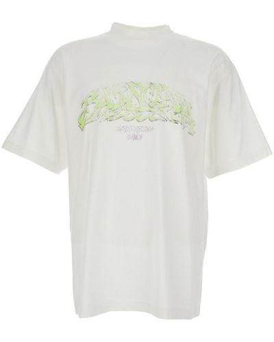 Balenciaga And T-Shirt With Print - White