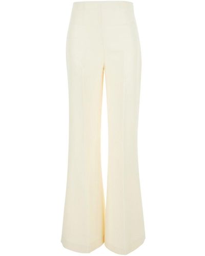Twin Set Flared Trousers - White