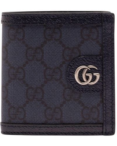 Gucci 'Ophidia' And Dark Wallet With Double G Detail - Blue
