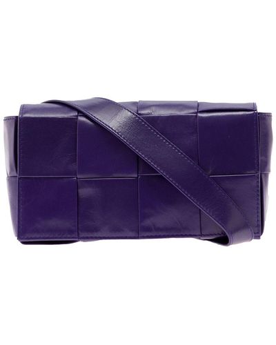 Bottega Veneta Mini 'Cassette' Belt Bag - Purple