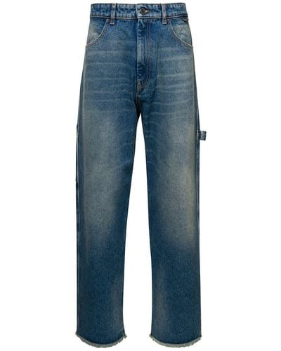 DARKPARK Denim Straight Leg Cut Jeans - Blue