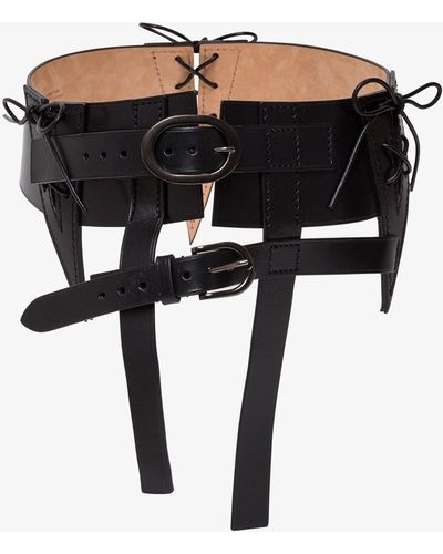 Tom Ford Leather Belt With Adjustable Buckles - Multicolour